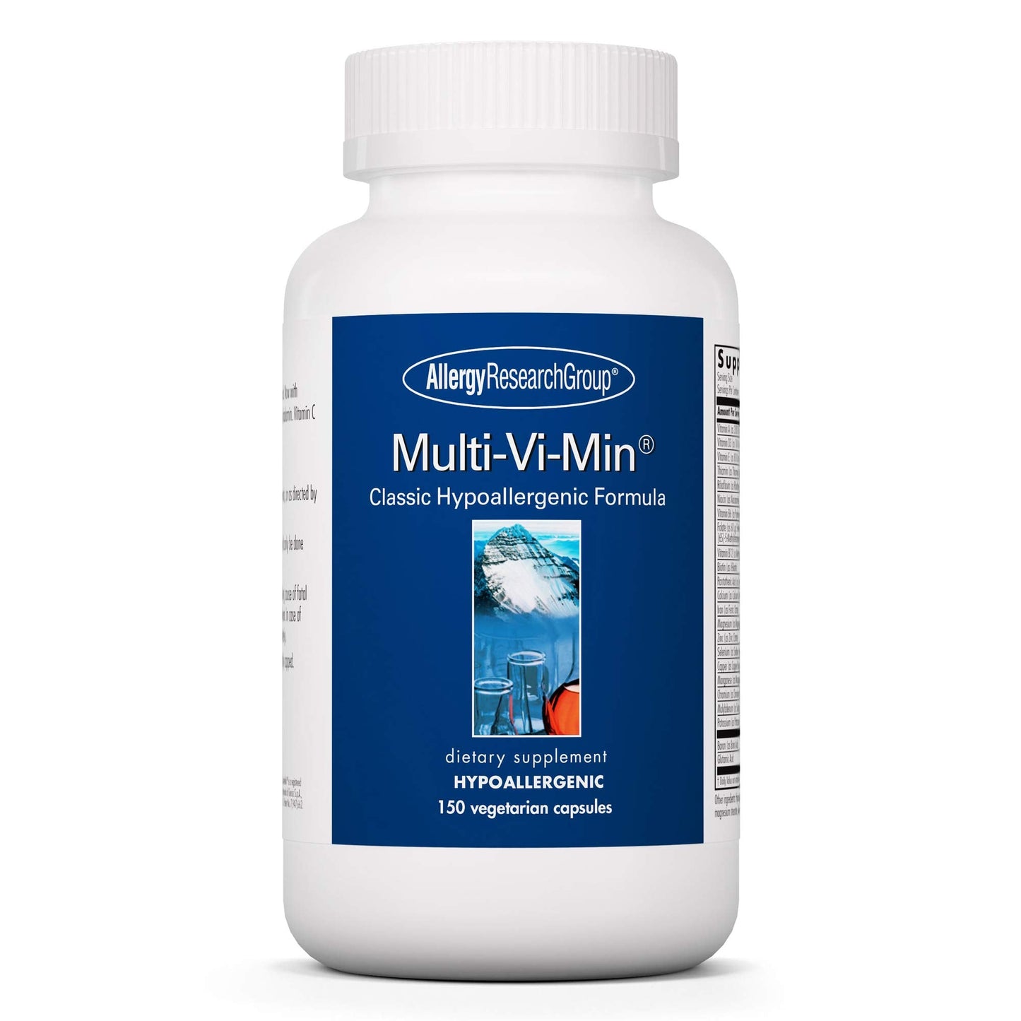 Allergy Research Group Multi-Vi-Min Multivitamin – High Potency, Bioavailable, Vegetarian, 150 Count