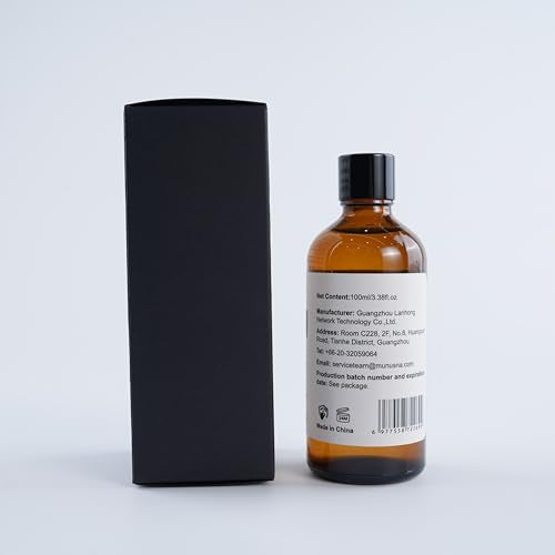 MUNUSNA Peppermint Essential Oil 100% Pure & Natural - 100ML | Aromatherapy, Diffuser, Skin & Hair Care