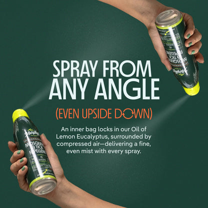 Murphy's Naturals Mosquito & Tick Repellent Spray – DEET-Free Lemon Eucalyptus, 6 oz (2-Pack)