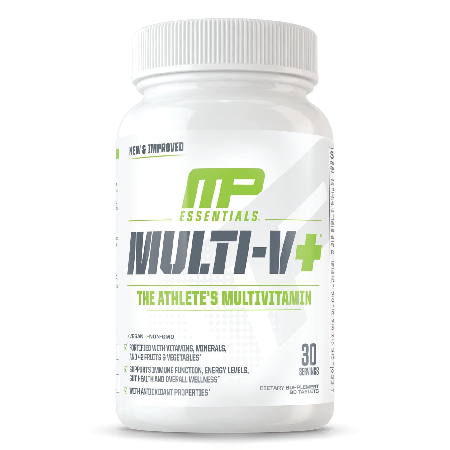MusclePharm Essentials Multi-V+ Athlete's Multivitamin | Energy, Immunity & Recovery