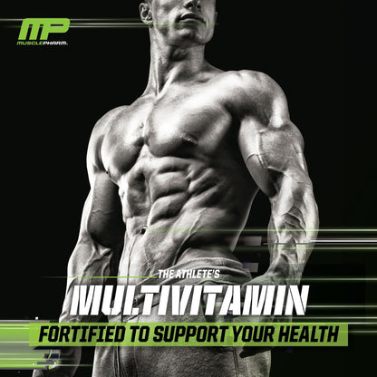 MusclePharm Essentials Multi-V+ Athlete's Multivitamin | Energy, Immunity & Recovery