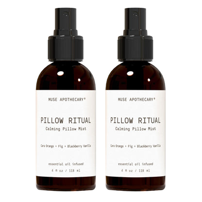 Muse Apothecary Pillow Ritual – Aromatic Calming Pillow Mist (4 oz) | Cara Orange + Fig + Blackberry Vanilla