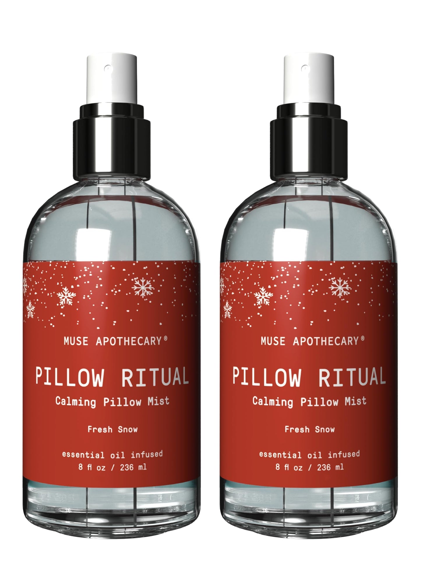 Muse Apothecary Pillow Ritual Pillow Mist – Fresh Snow (8 oz) 2-Pack