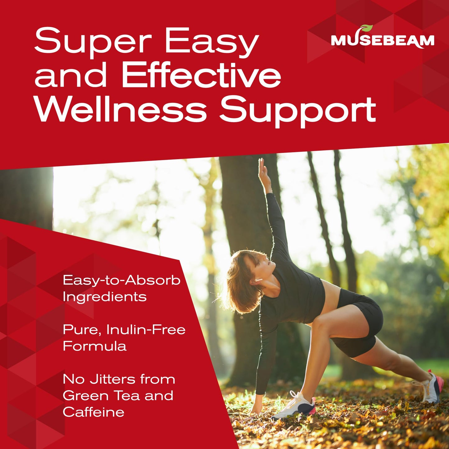 MuseBeam Berberine HCl Magnesium Glycinate 1800mg – Vegan & Gluten-Free