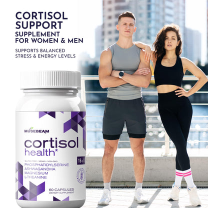 MuseBeam Cortisol Detox for Women & Men - Lower Cortisol & Balance Adrenal Health