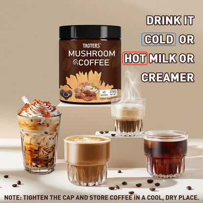 Mushroom Coffee with Cordyceps, Reishi & Lion's Mane – 45 Servings