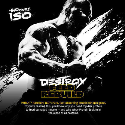 Mutant Harcode ISO Whey Protein Isolate Powder – 5 lb Peanut Butter Chocolate | Fast Absorption & 25g Protein Per Scoop