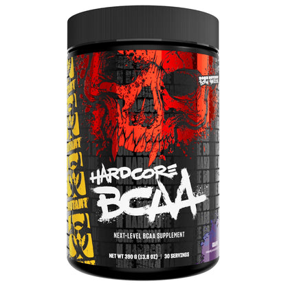 Mutant Hardcore BCAA – 30 Servings – Hydration + Recovery – Grape | Pre, Intra or Post Workout