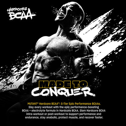 Mutant Hardcore BCAA – 30 Servings – Hydration + Recovery – Grape | Pre, Intra or Post Workout