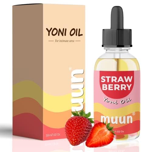 Muun Strawberry Intimate Oil – Natural Hydration for Dryness, Post-Shave Care & Ingrown Hair Prevention