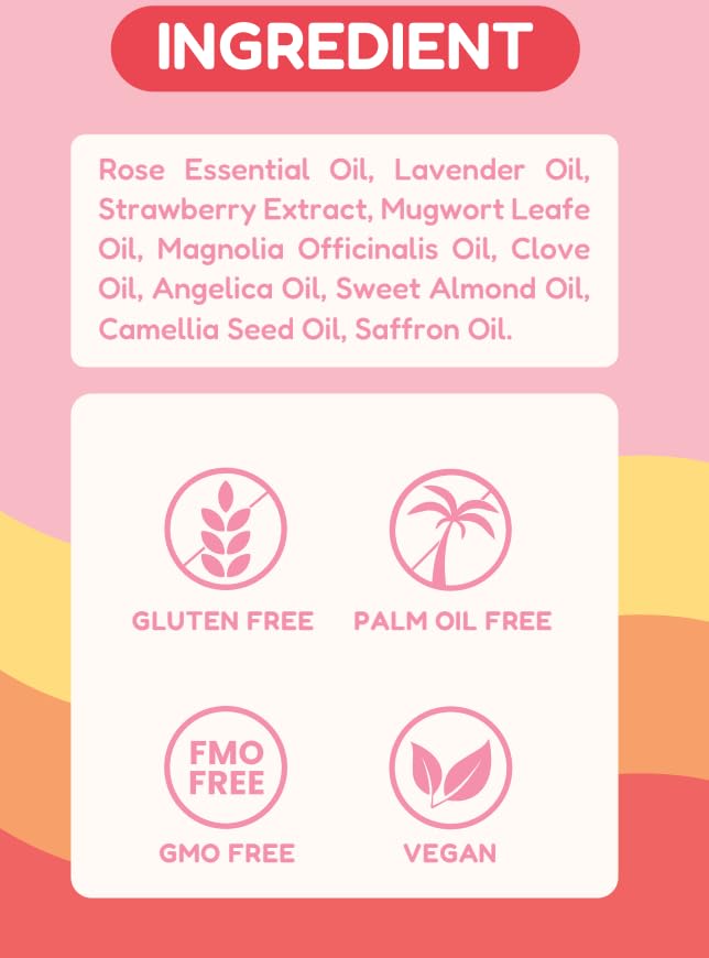 Muun Strawberry Intimate Oil – Natural Hydration for Dryness, Post-Shave Care & Ingrown Hair Prevention
