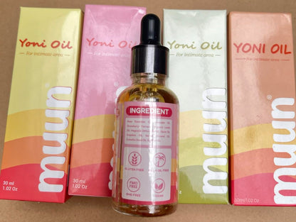 Muun Strawberry Intimate Oil – Natural Hydration for Dryness, Post-Shave Care & Ingrown Hair Prevention