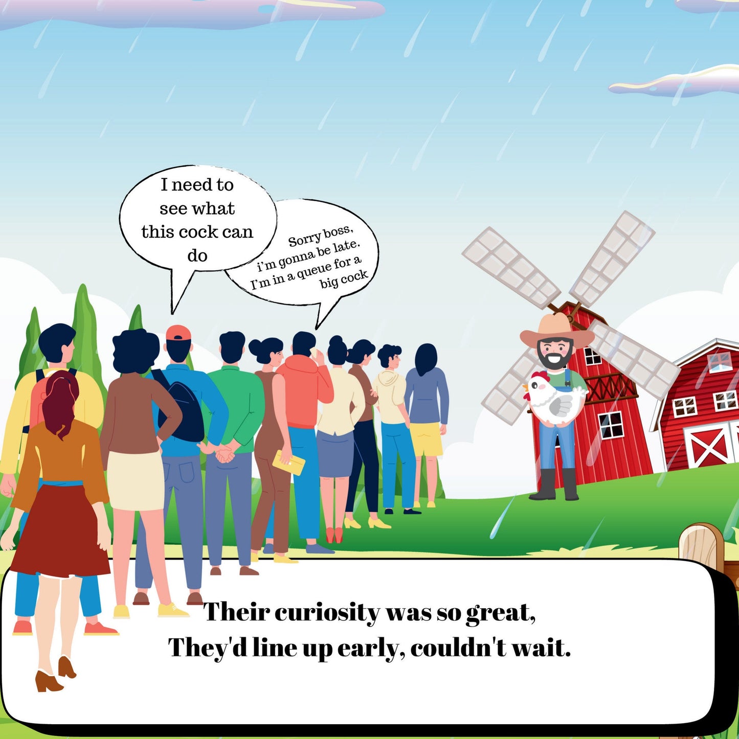 My Neighbours Cock- Banned from Amazon