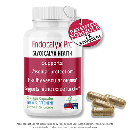 MYBODYRX Endocalyx Pro – Endothelial Glycocalyx Support, 120 Veggie Capsules | Vascular & Microcirculation Health | Patented Formula