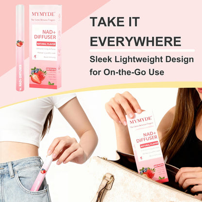 MYMYDE Herbal Diffuser Pen - Strawberry Mint Extract | Herbal Aromatherapy Stick