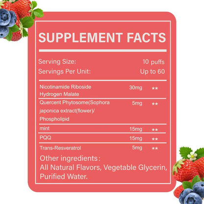 MYMYDE Herbal Diffuser Pen - Strawberry Mint Extract | Herbal Aromatherapy Stick