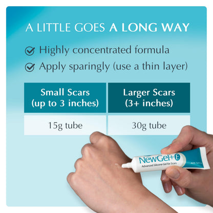 NewGel Plus Scar Gel by MyNewGel – Advanced Silicone Scar Treatment with Vitamin E (30 g)