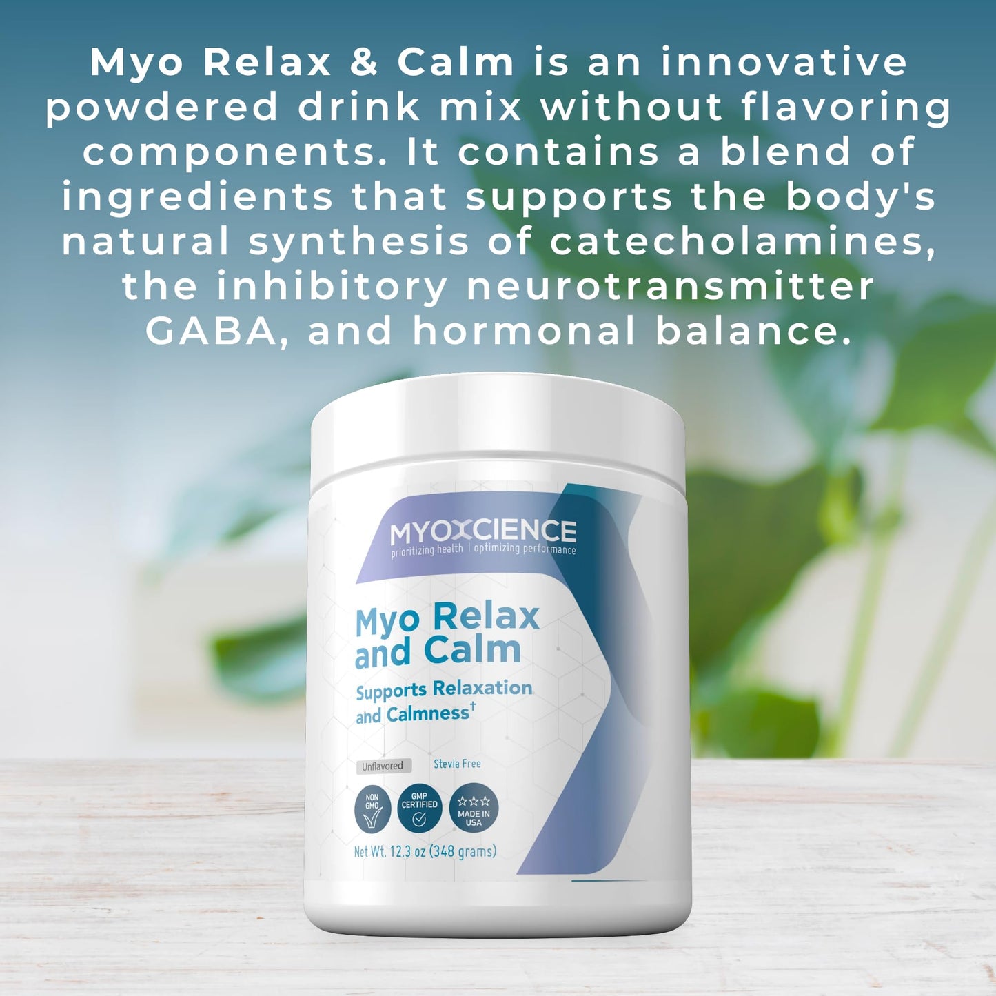 MYOXCIENCE Myo Relax & Calm – Sleep & Neurotransmitter Support (Unflavored, 60 Servings)
