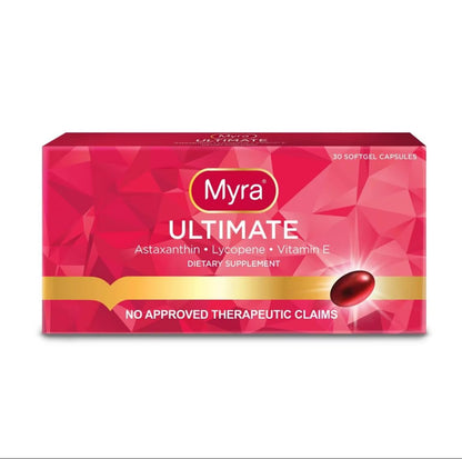 Myra Utimate with Astaxanthin, Lycopene & Vitamin E | 30 Softgel Capsules