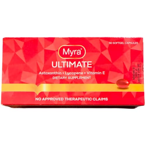 Myra Utimate with Astaxanthin, Lycopene & Vitamin E | 30 Softgel Capsules