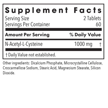 Allergy Research Group NAC Supplement – N-Acetyl-L-Cysteine, Immune Support, 120 Count