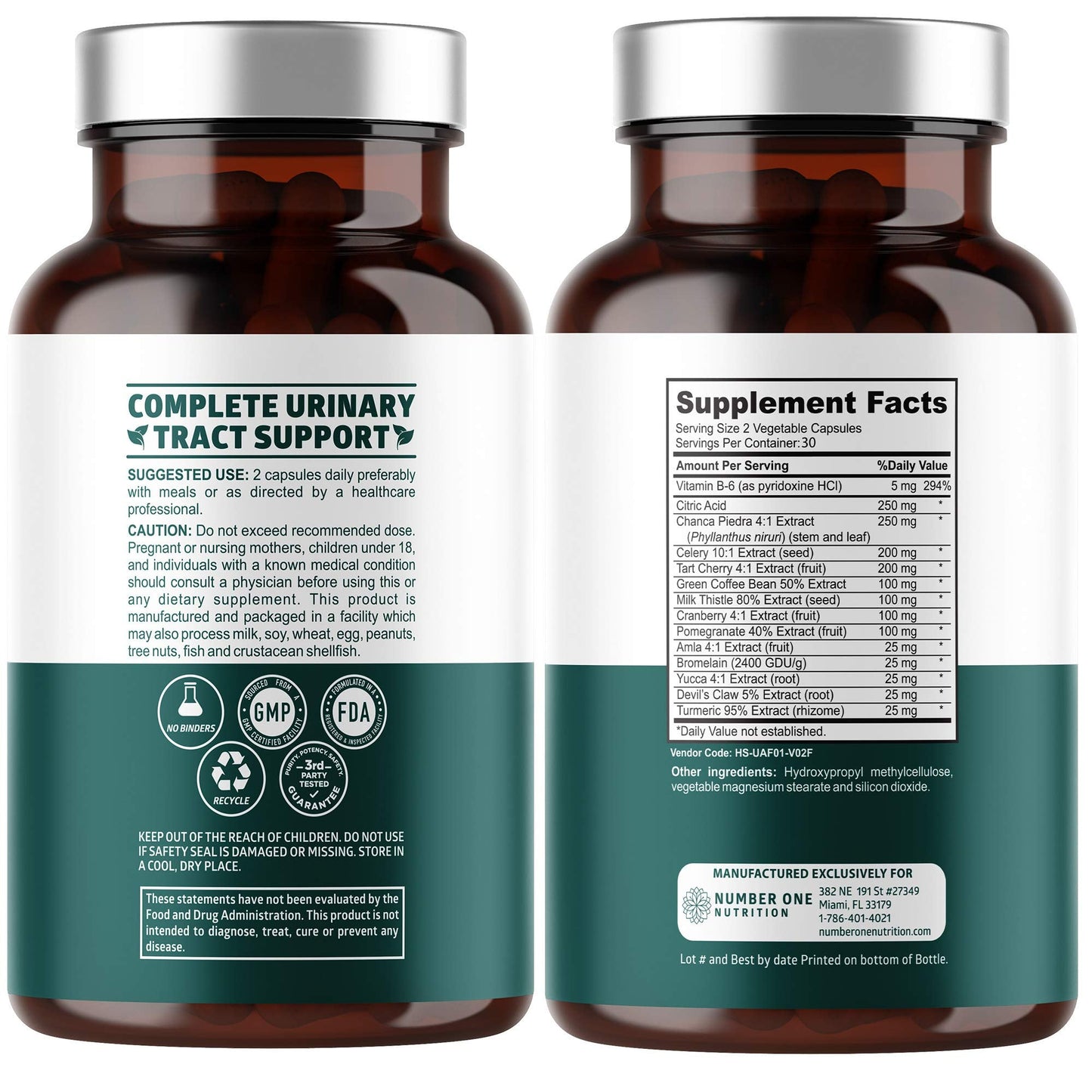 N1N Premium Uric Acid Support Supplement – 14x Potent Herbs, All Natural Kidney & Uric Acid Cleanse