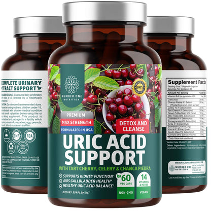 N1N Premium Uric Acid Support Supplement – 14x Potent Herbs, All Natural Kidney & Uric Acid Cleanse