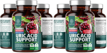 N1N Premium Uric Acid Support – 14x Potent Herbs, All Natural Kidney & Uric Acid Cleanse (Pack of 2)