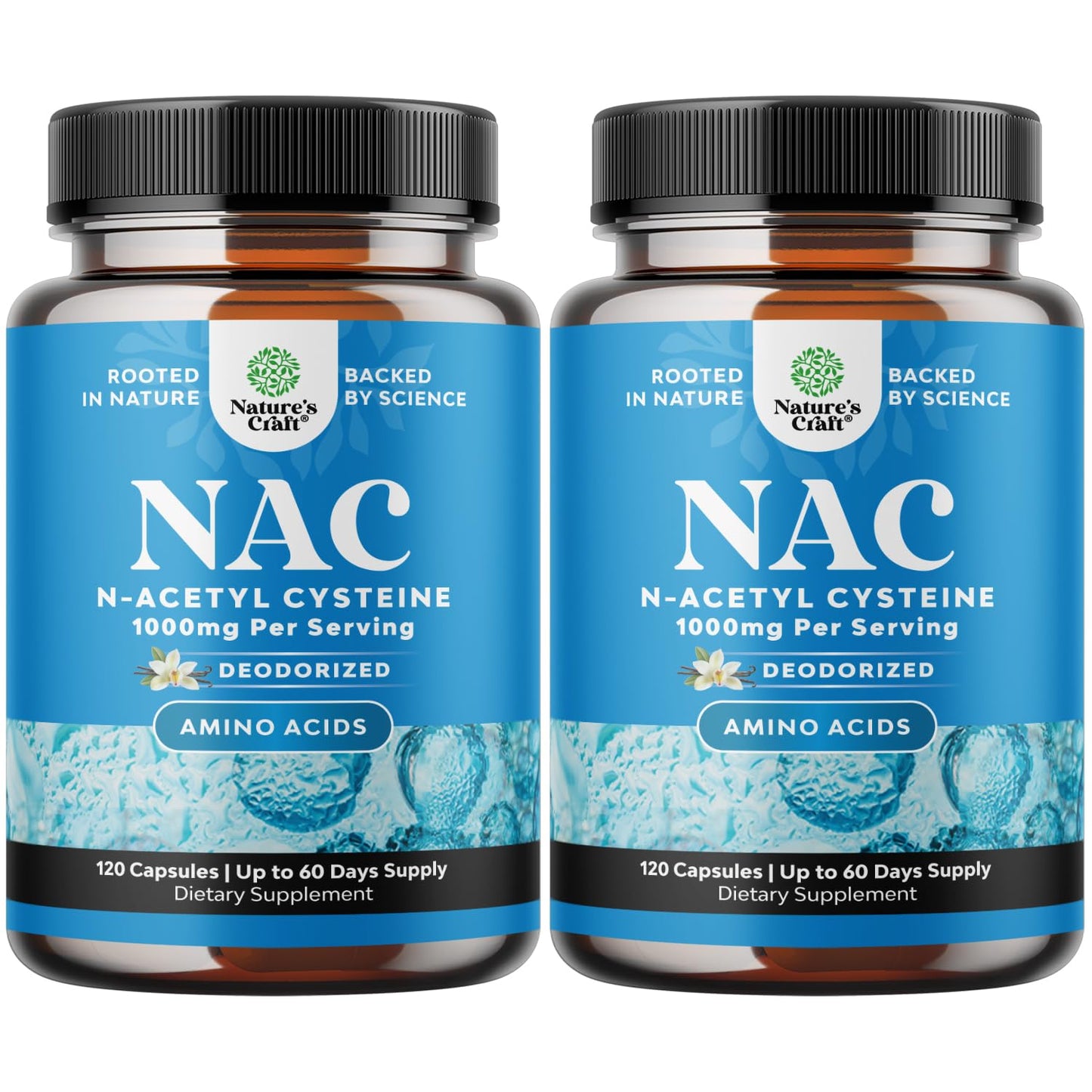 NAC 1000mg - Vegan N-Acetyl Cysteine for Liver Detox, Immunity & Lung Health (4 Months)