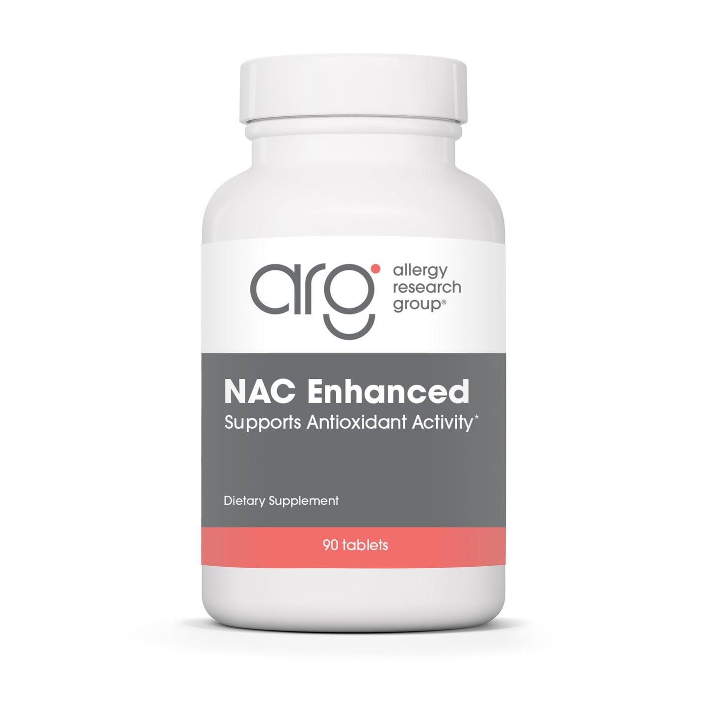 NAC Enhanced Supplement by Allergy Research Group – N-Acetyl-L-Cysteine, Glutathione Precursor, 90 Count