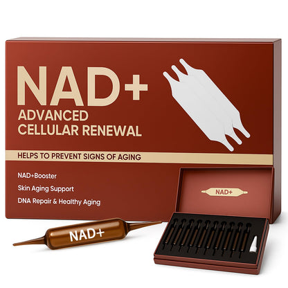 ARSYCHLL NAD Advanced Cellular Renewal - 1200mg NAD Supplement for Skin Aging Support, Energy & Focus - 10 Vials