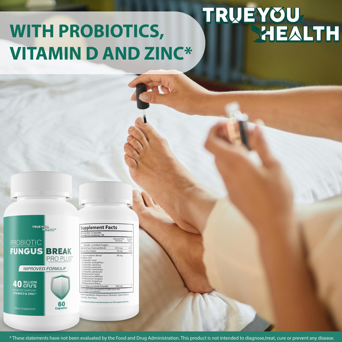 Probiotic Fungus Break Pro Plus - Nail Fungus Probiotics & Treatment