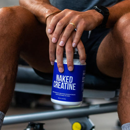 NAKED Pure Micronized Creatine Monohydrate Powder – Unflavored, 500g Bulk | Vegan, Non-GMO, Gluten-Free, Soy-Free | 100 Servings
