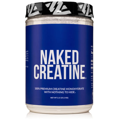 NAKED Pure Creatine Monohydrate – 1000g (200 Servings) – Vegan, Non-GMO, Gluten & Soy Free