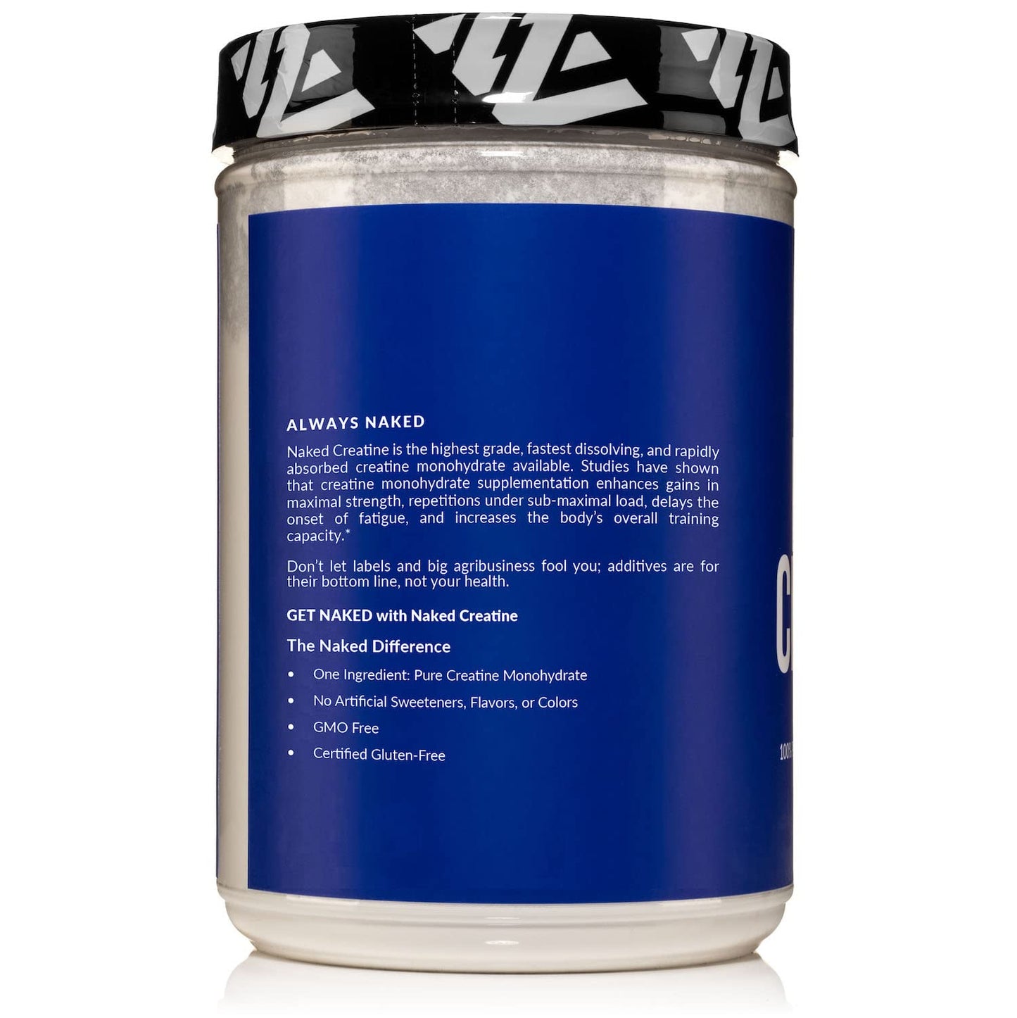 NAKED Pure Creatine Monohydrate – 1000g (200 Servings) – Vegan, Non-GMO, Gluten & Soy Free