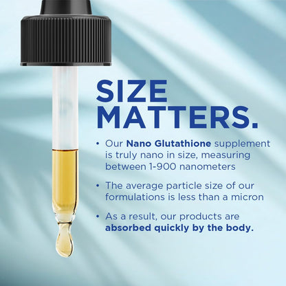 Nano Glutathione Drops by Nanoceutical Solutions | Ultra-Efficient Absorption, 30 Servings