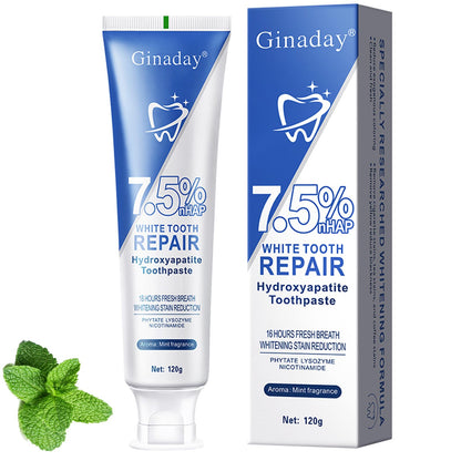 7.5% Nano Hydroxyapatite Toothpaste – Enamel Protection and Tooth Strengthening (Fresh Mint)