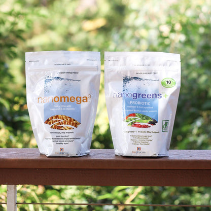 Biopharma Scientific NanoOmega Vegan Omega-3 – Plant-Based DHA/EPA from Algae & Flaxseed | 30 Servings
