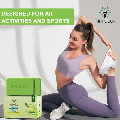 Natouch Antifungal Medicated Soap Bar – 2 Pack with Tea Tree, Eucalyptus & Lavender Oils