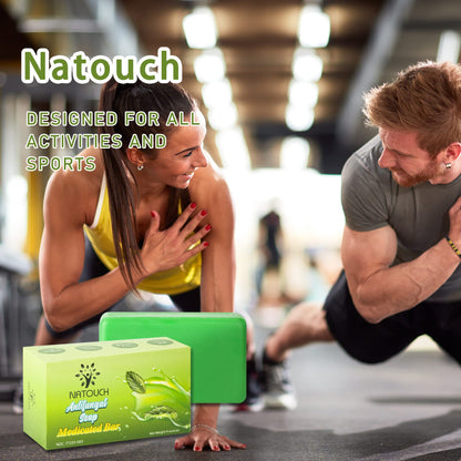 Natouch Antifungal Medicated Soap Bar with Tea Tree, Eucalyptus & Lavender