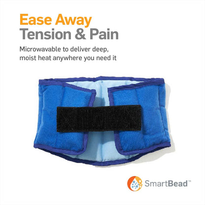 NatraCure Warming Neck Wrap with SmartBead – Microwaveable Moist Heat Pain Relief