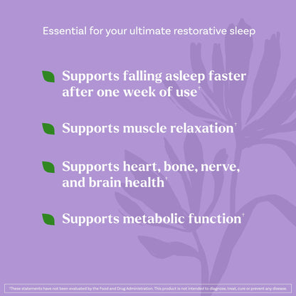 Natrol Sleep & Restore Calming Drink Mix with Magnesium Glycinate – Cherry, 10 Stick Packs