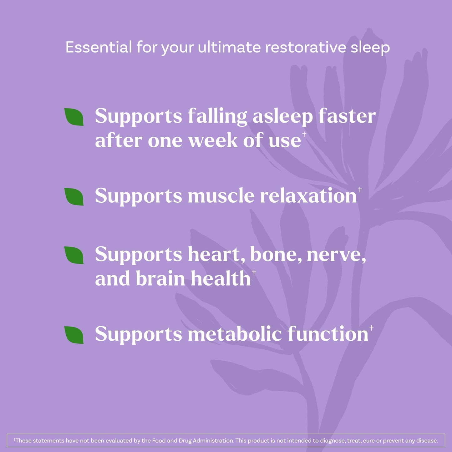 Natrol Sleep + Restore Calming Drink Mix with Magnesium Glycinate, GABA, Lemon Chamomile – 10 Stick Packs