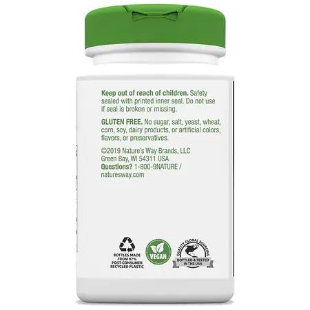 Natrue Mad Slippery Elm Bark 400mg Dietary Supplement Compatible with Nature's Way, 100Ct