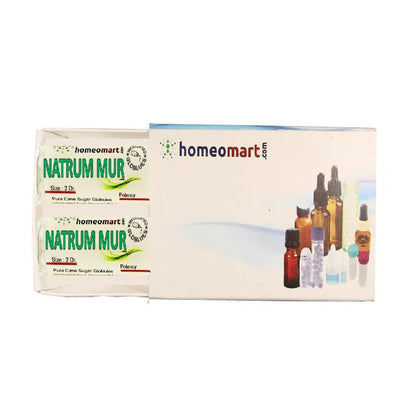 Natrum Muriaticum Homeopathy Pellets 1M Potency – Pack of 2 | Homeomart