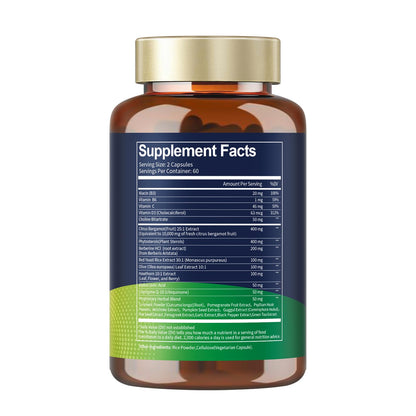 2 Pack Citrus Bergamot 10,000mg for Heart Health – Vegan, Non-GMO