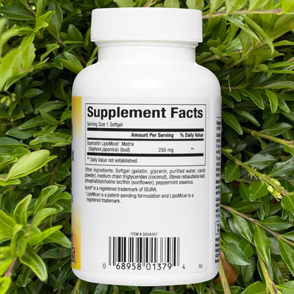 Natural Factors Quercetin LipoMicel Matrix – Immune & Capillary Health