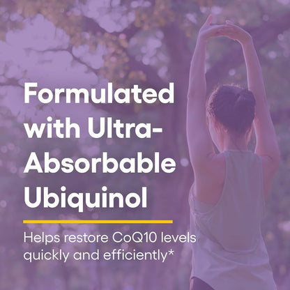 Natural Factors Ubiquinol 100 mg - Heart Health & Energy Support | 30 Softgels