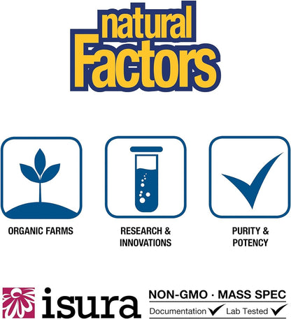 Natural Factors Vitamin D3 2000 IU - Supports Healthy Bones (240 Soft Gels)