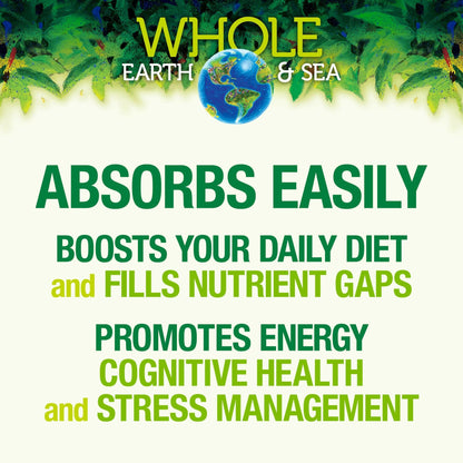 Whole Earth & Sea Super Mushroom by Natural Factors - Vegan Whole Food Supplement, 60 Capsules